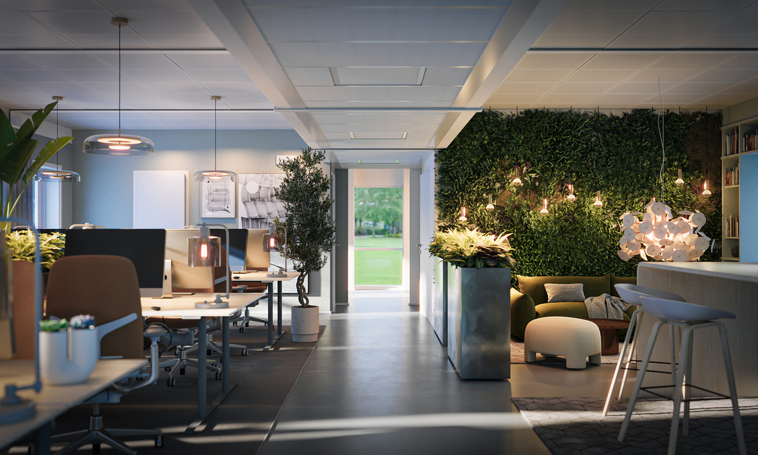 modernt kontor i moduler