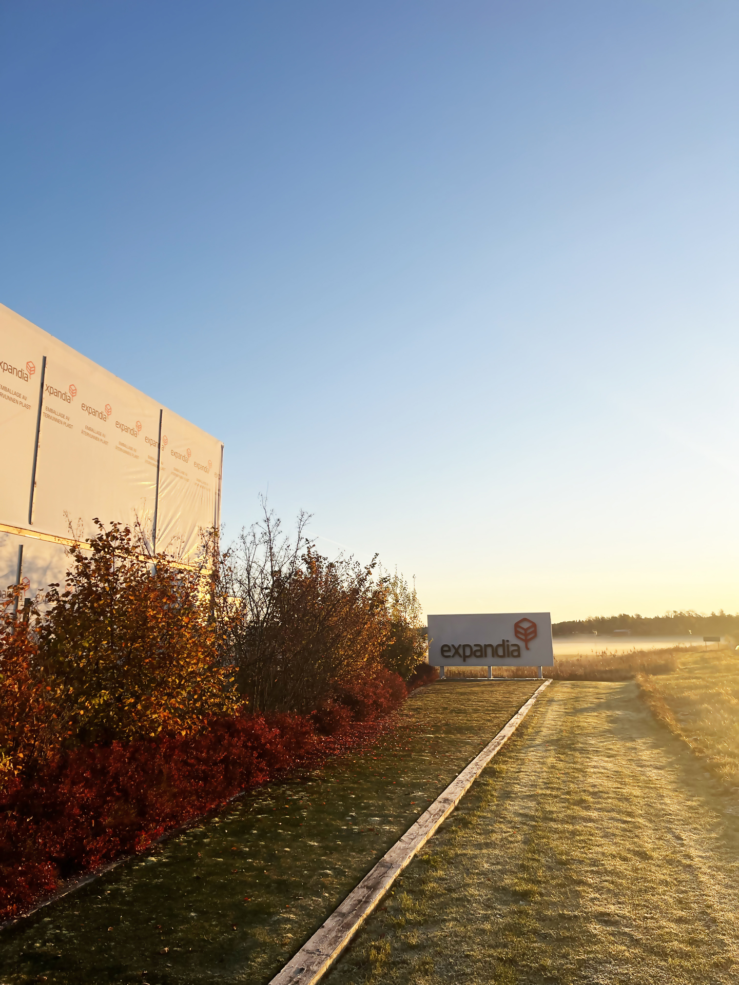 expandia skylt vid modullager